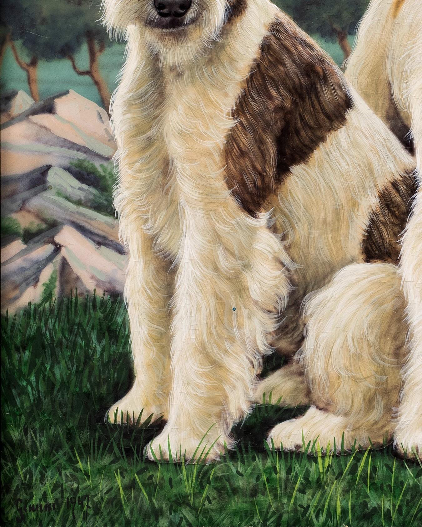 Pair of Terriers, Gianni Reggio (Italian, 1898-1961) For Sale 5