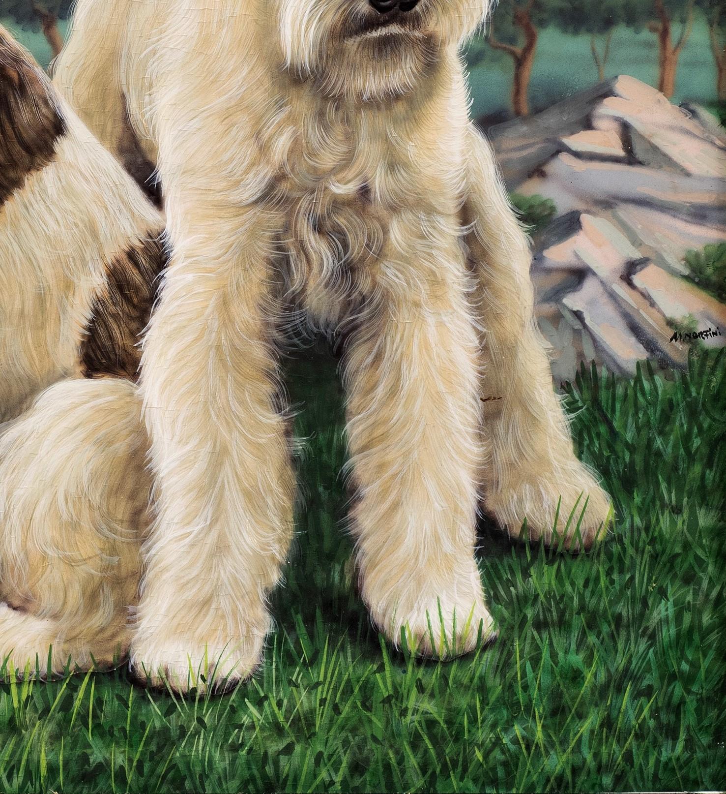 Pair of Terriers, Gianni Reggio (Italian, 1898-1961) For Sale 6
