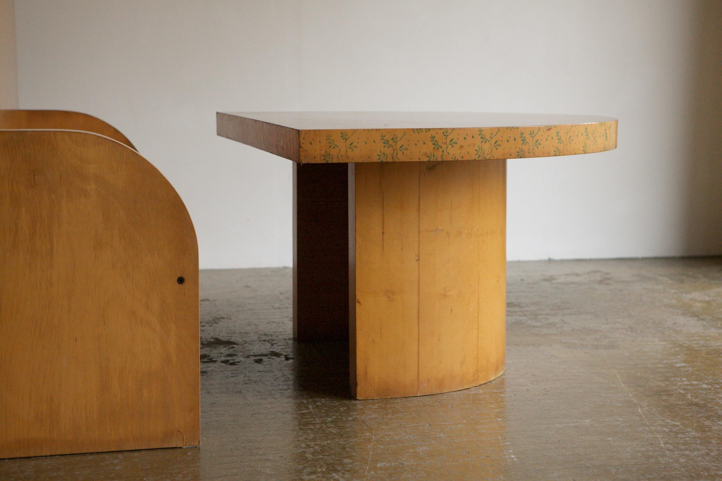 Italian Gianni Ruffi Bench and Table For Sale