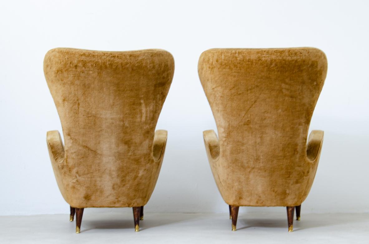 Italian Gianni Saibene, pair of armchairs 