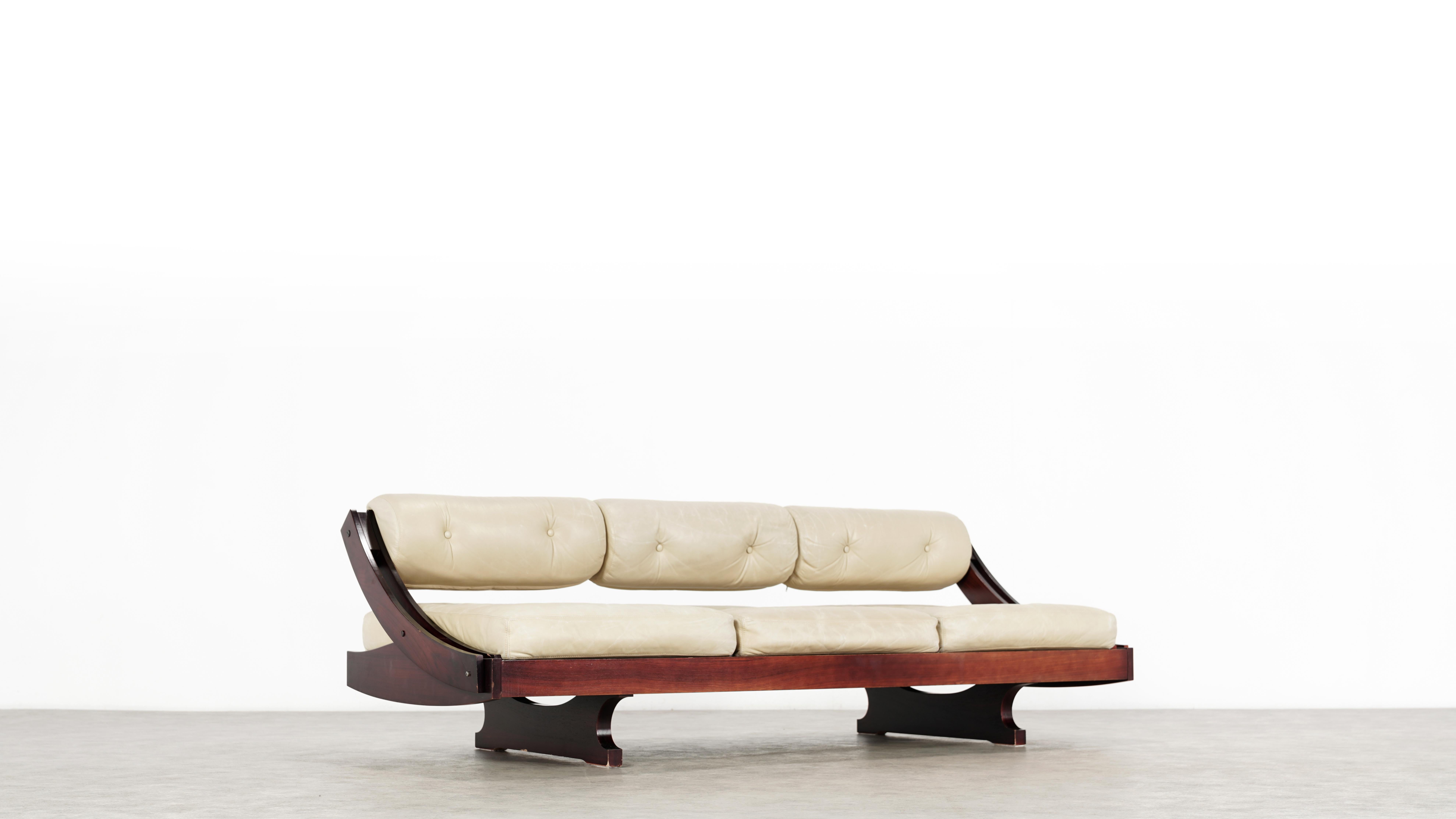 Italian Gianni Songia, Daybed GS 195 and Sofa, 1963 for Sormani, Handmade in Italy