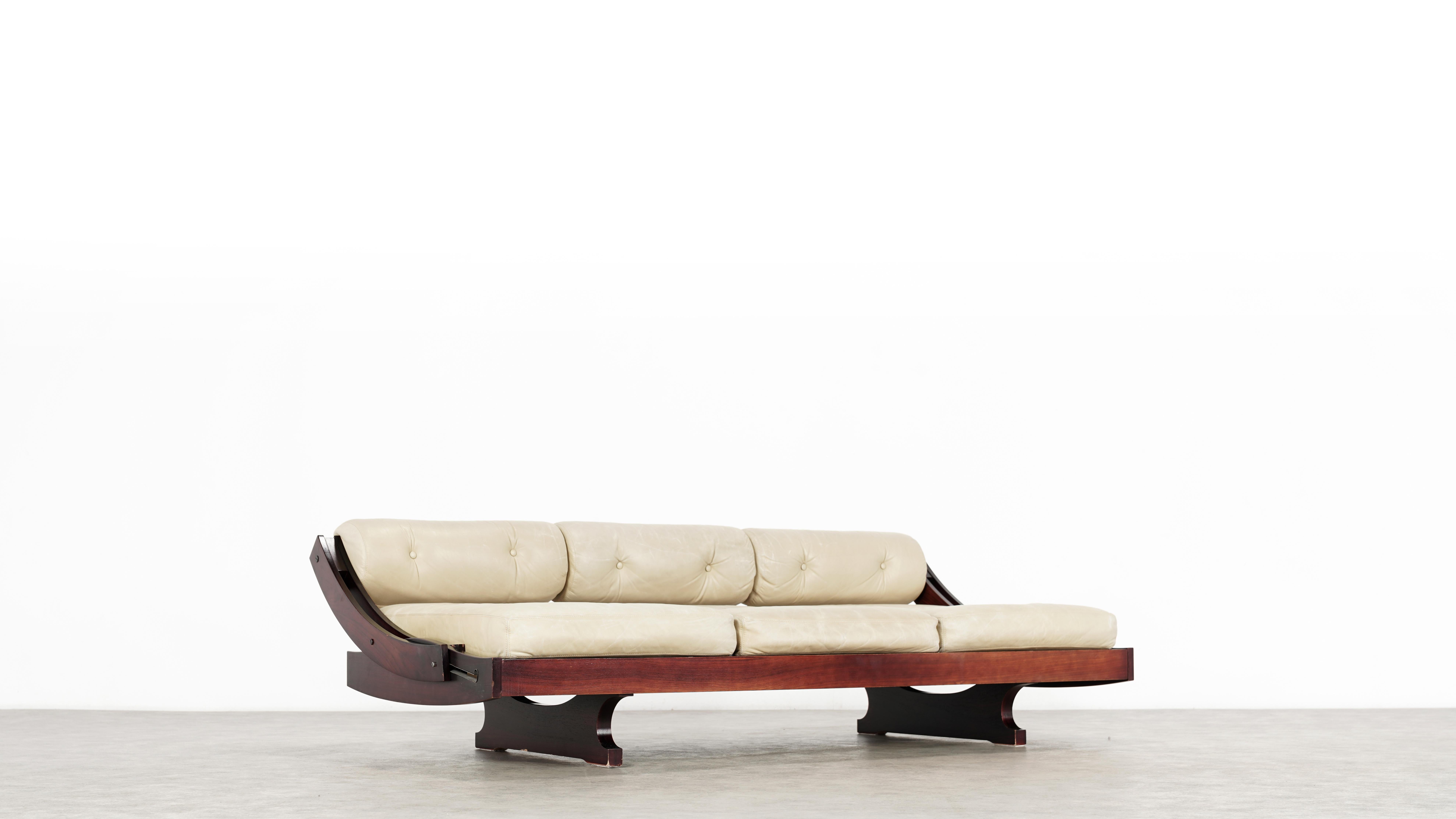 Mid-20th Century Gianni Songia, Daybed GS 195 and Sofa, 1963 for Sormani, Handmade in Italy