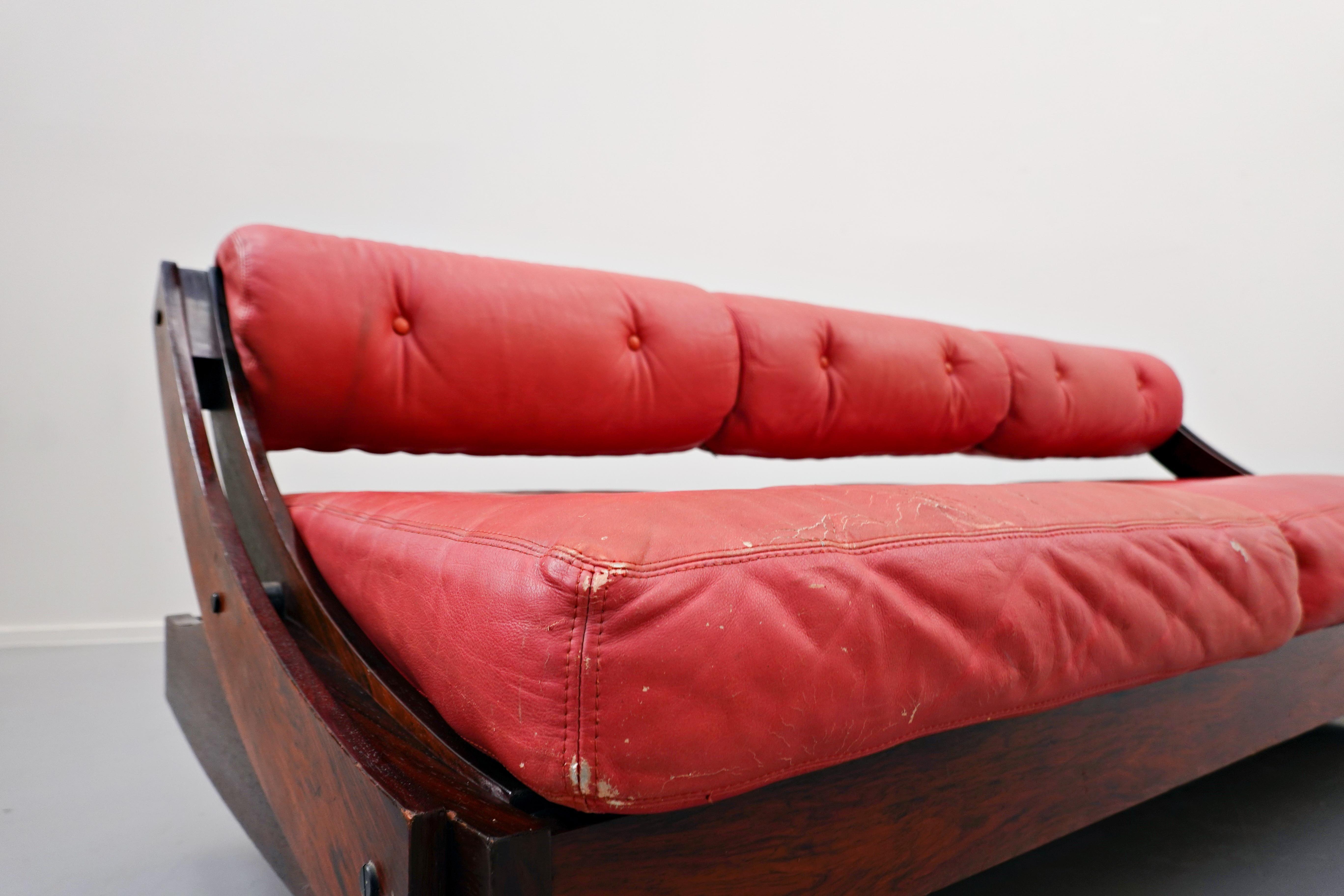 Gianni Songia Daybed Model GS 195 for Sormani, Italy, 1960s In Good Condition For Sale In Brussels, BE