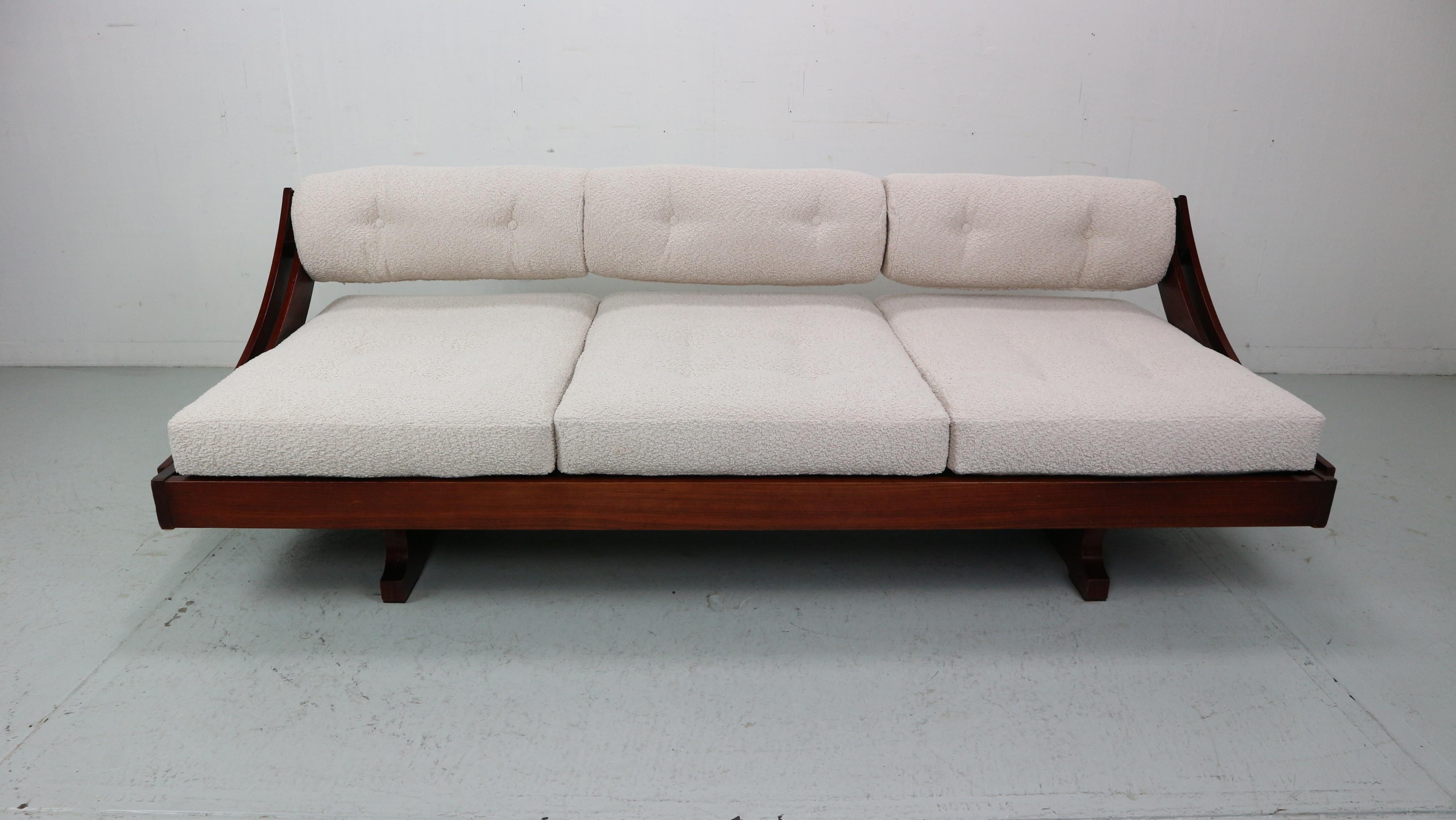 Bouclé Gianni Songia Daybed Model GS 195 For Sormani, Italy, 1960s
