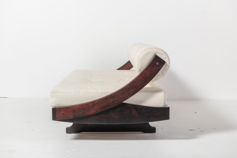 Gianni Songia 'Gs-195' Leather Daybed Sofa for Sormani In Good Condition For Sale In San Francisco, CA