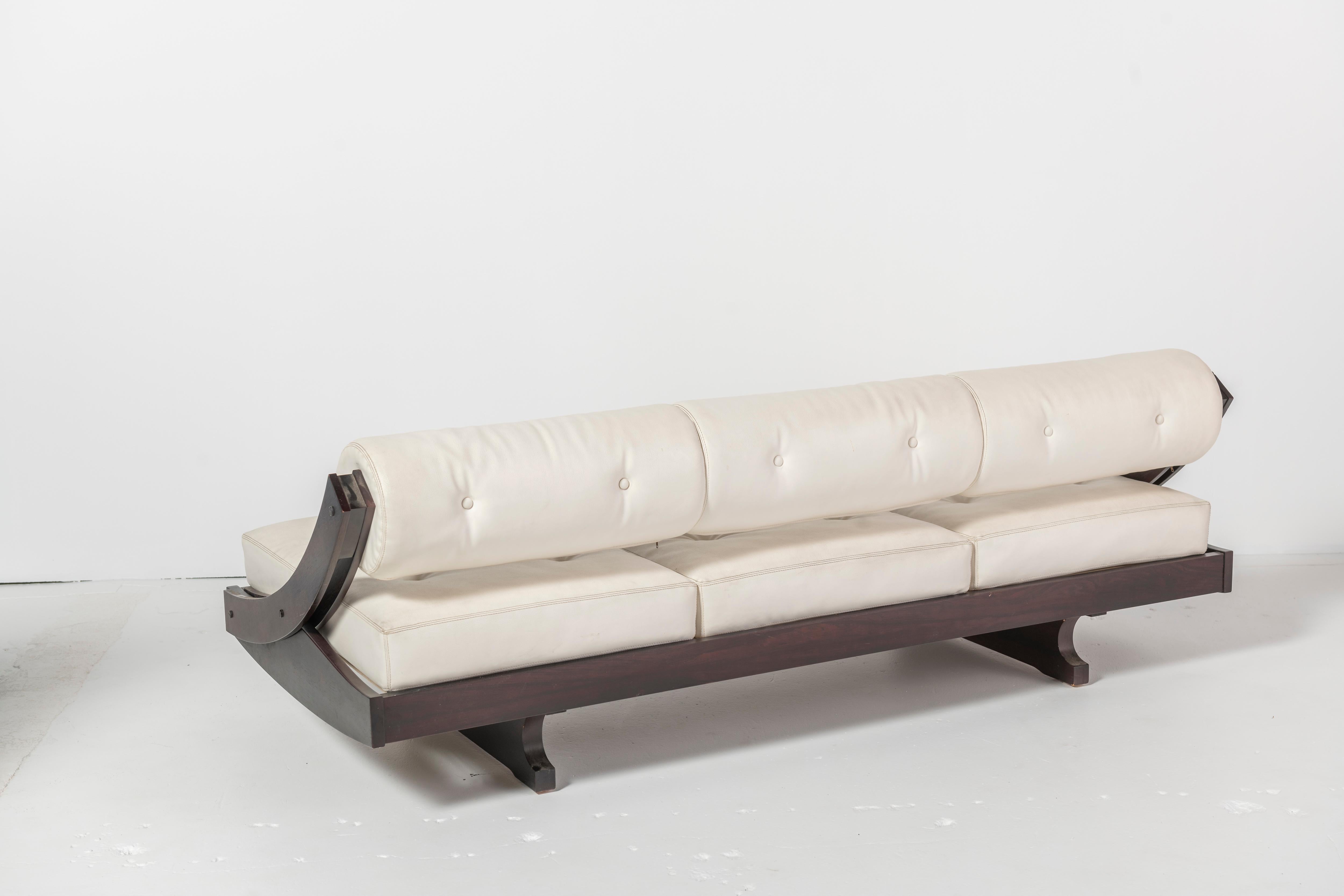 20th Century Gianni Songia 'Gs-195' Leather Daybed Sofa for Sormani  I