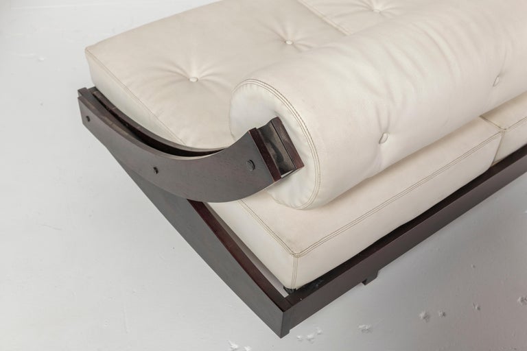 Gianni Songia 'Gs-195' Leather Daybed Sofa for Sormani For Sale 2