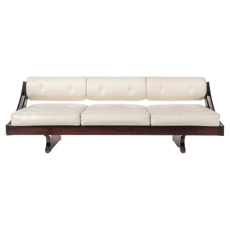 Gianni Songia 'Gs-195' Leather Daybed Sofa for Sormani For Sale