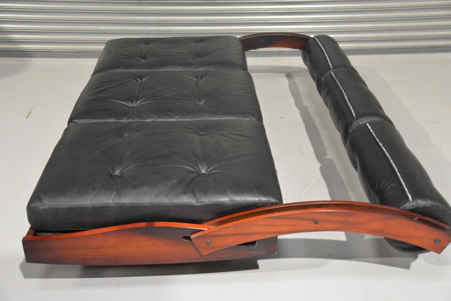 Gianni Songia GS195 Leather Daybed and Sofa for Sormani, Italy, 1963 For Sale 5