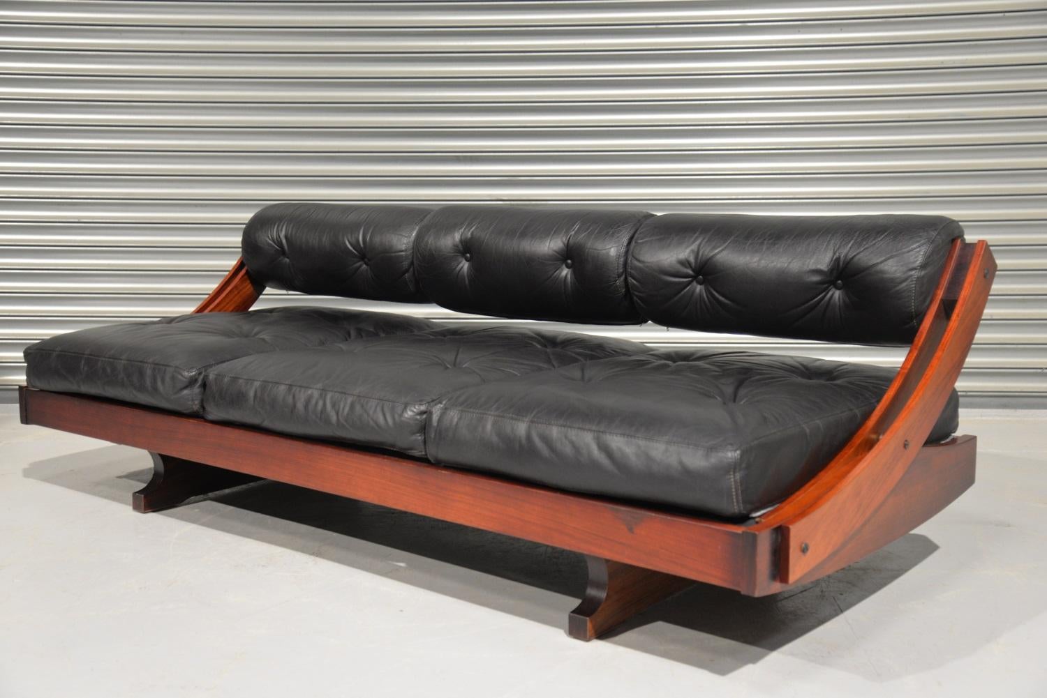 Gianni Songia GS195 Leather Daybed and Sofa for Sormani, Italy, 1963 (Moderne der Mitte des Jahrhunderts) im Angebot