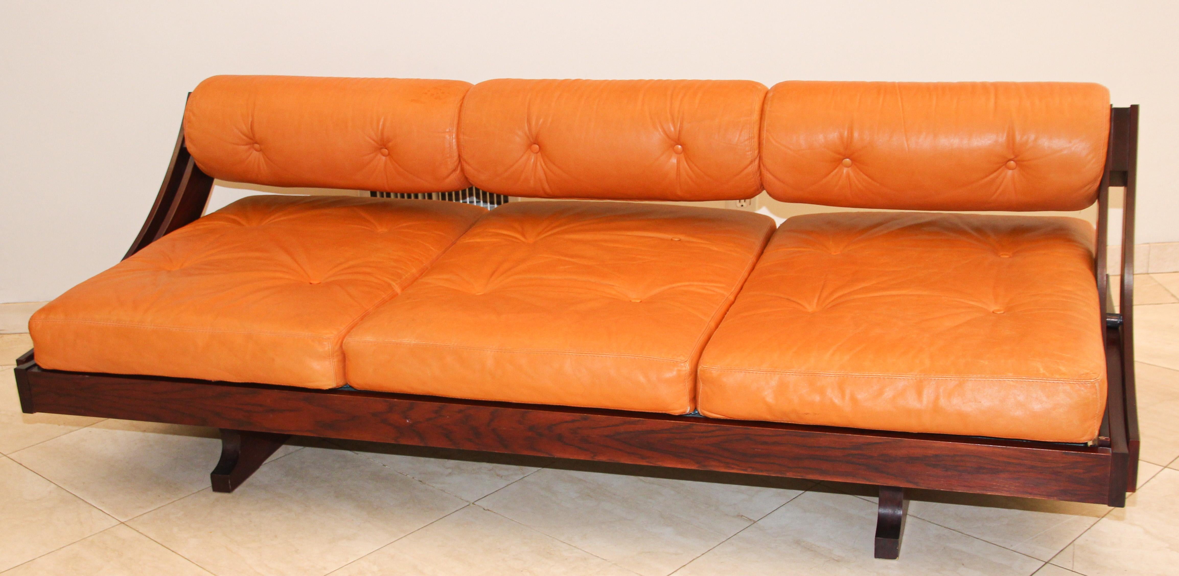 Gianni Songia Leather Daybed and Sofa for Sormani, Italy, 1963 For Sale 1
