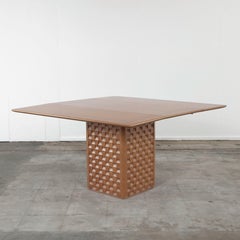 Gianni Sorgia for Sormani, Extendable Italian Burlwood Dining Table, 1960s