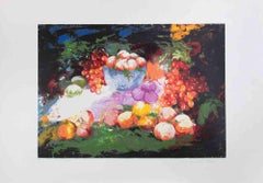 Naturaleza muerta - Serigrafía de Gianni Testa - 1986