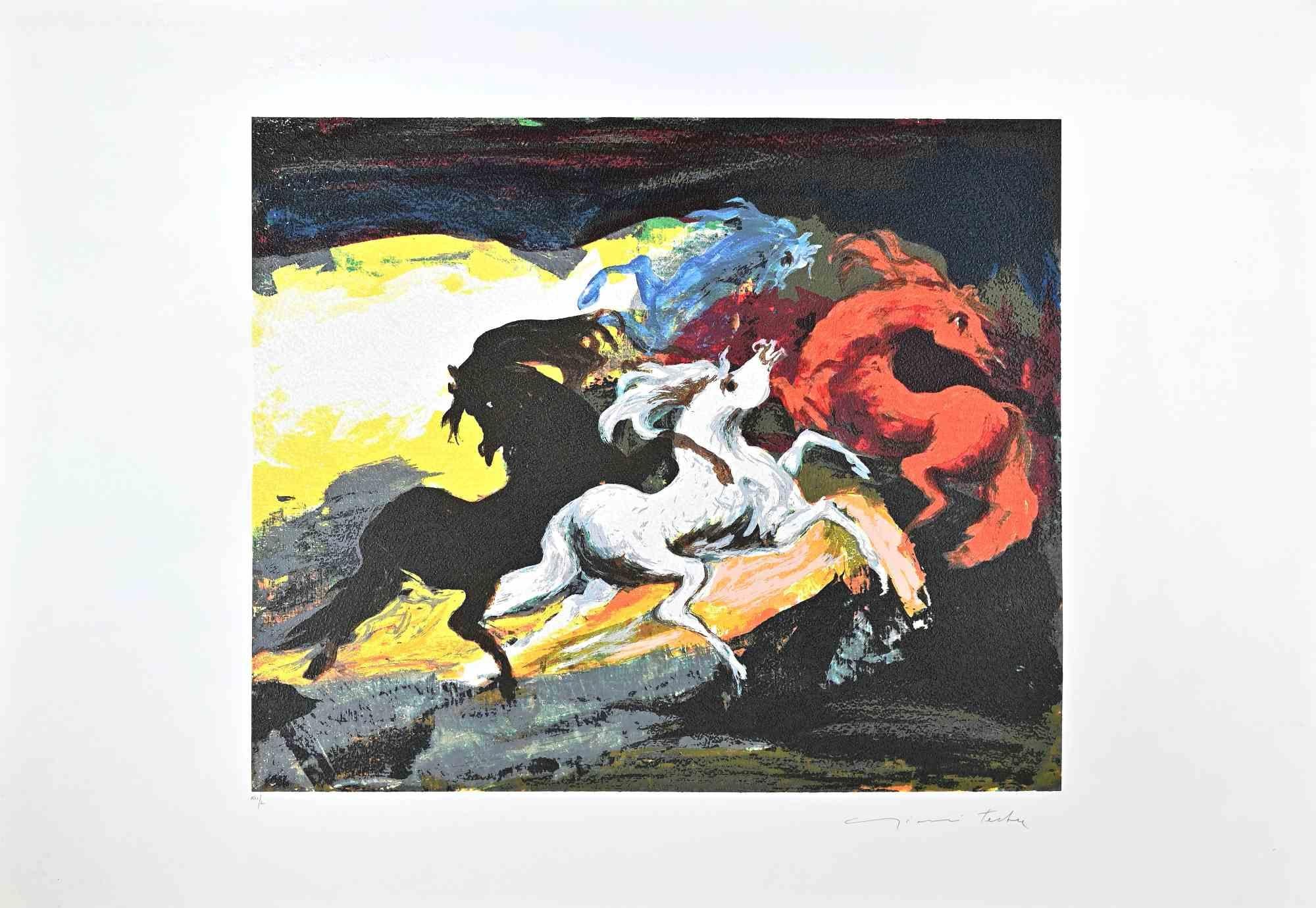 The Sorrel – Original Siebdruck von Gianni Testa – 1986