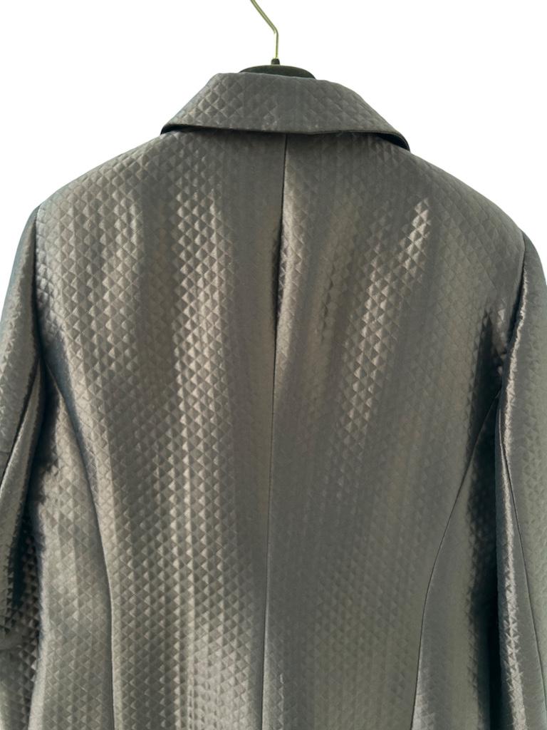 Gianni Tolentino Milano Abendjacke aus schokoladenbraunem Jacquard (Black) im Angebot