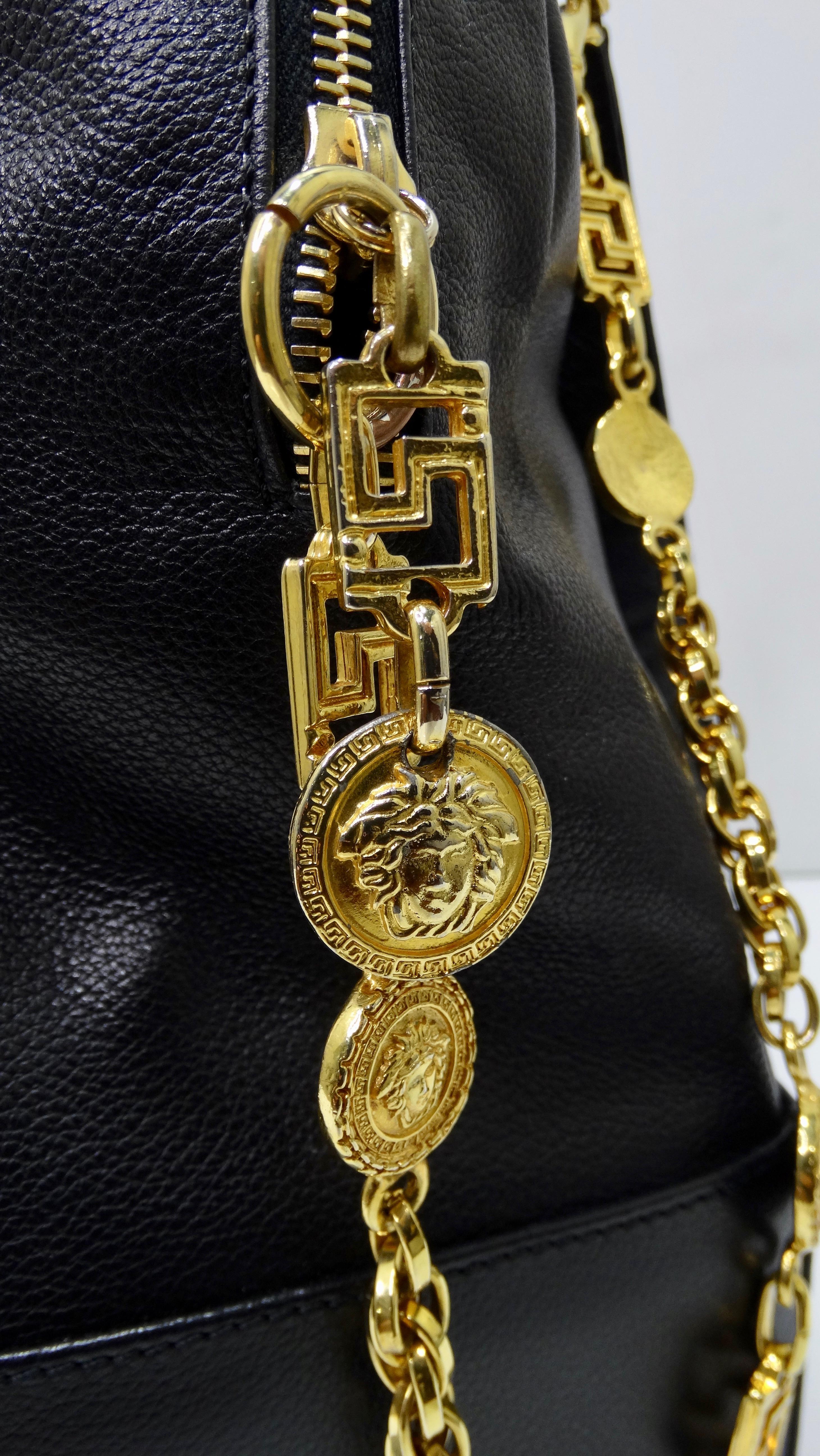 Gianni Versace 1980s Medusa Medallion Handbag  2