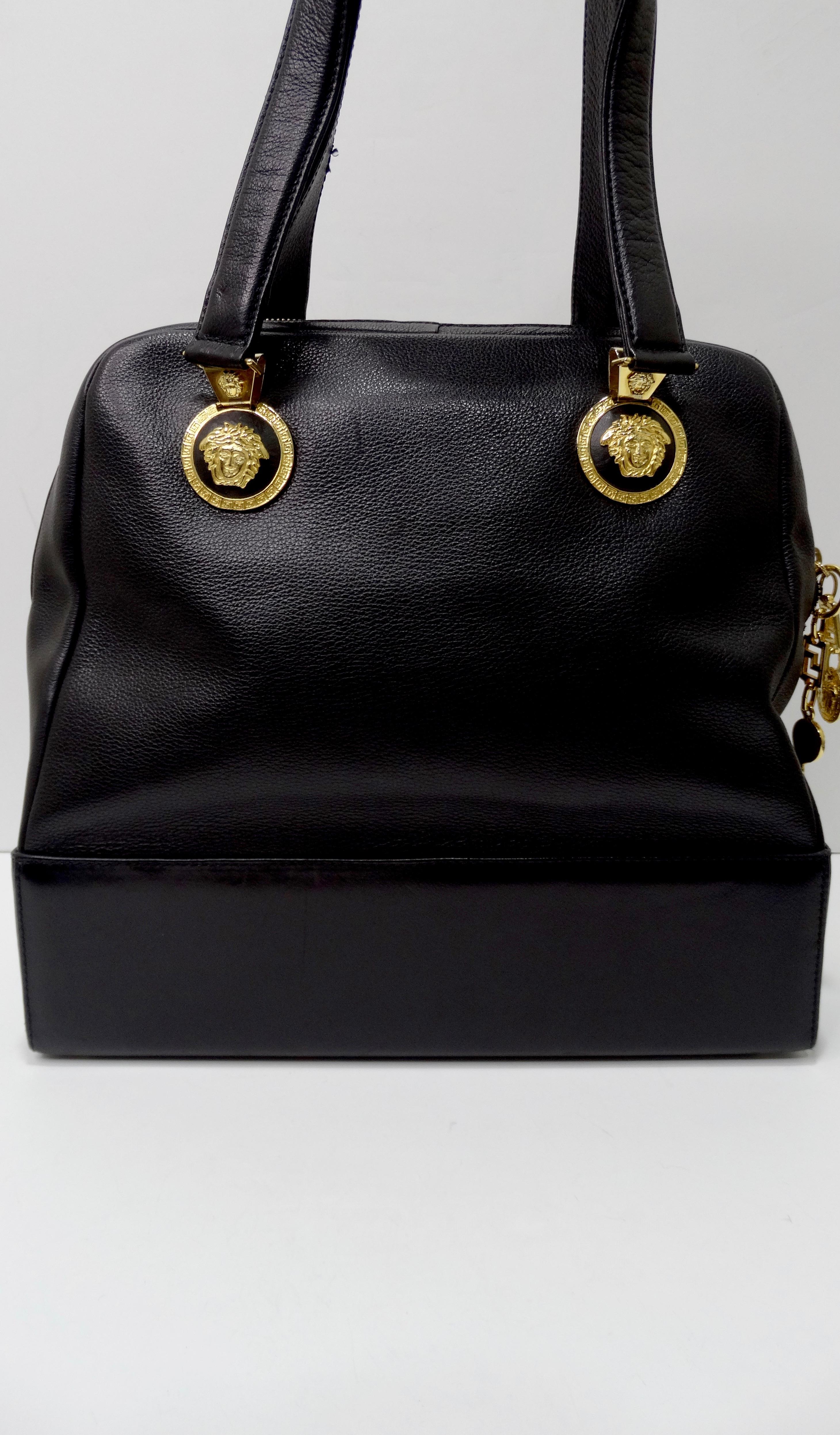 Gianni Versace 1980s Medusa Medallion Handbag  3