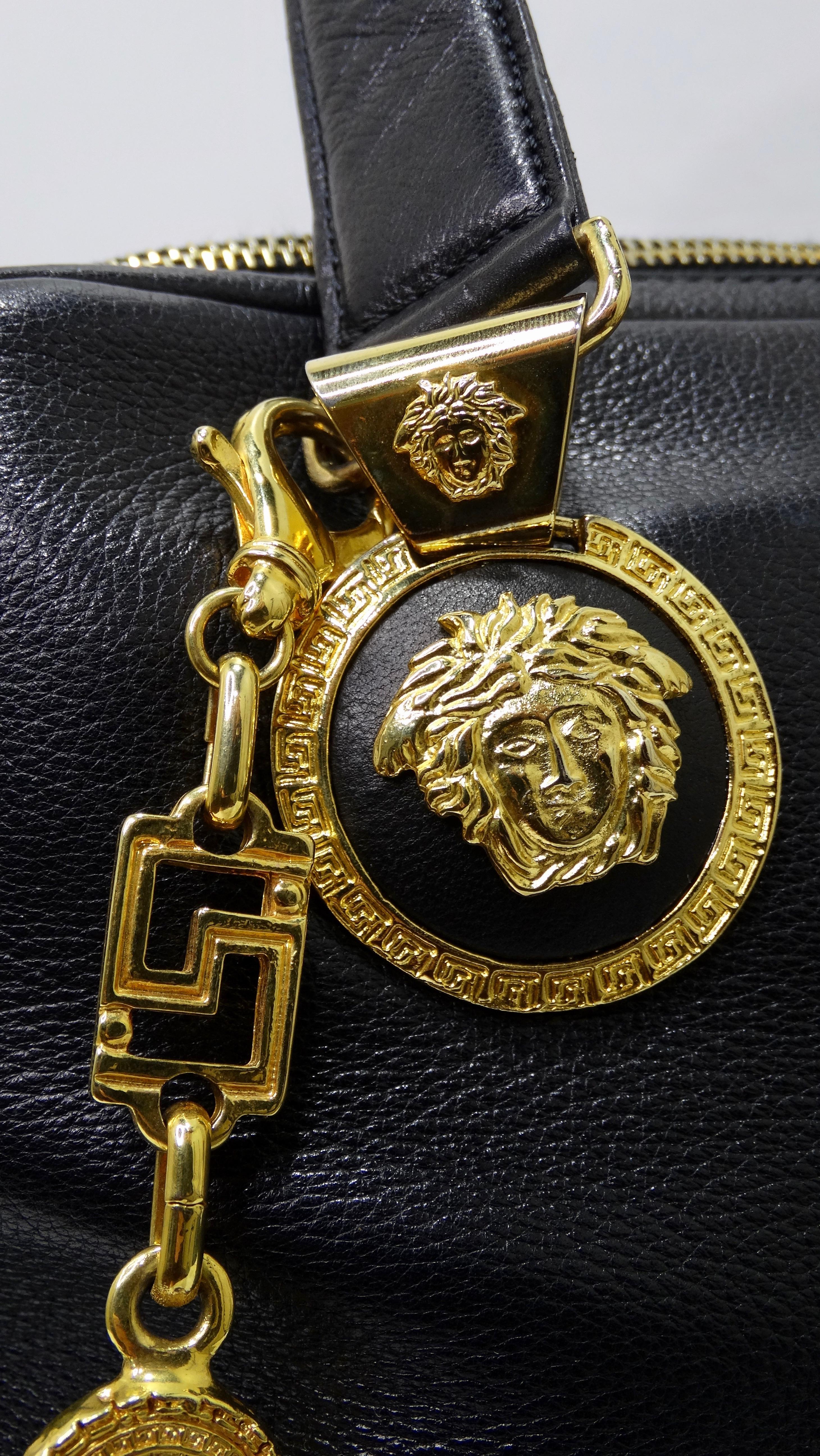 Gianni Versace 1980s Medusa Medallion Handbag  4