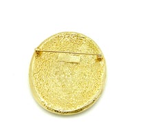 Gianni Versace 1980s Vintage Large Statement Brooch Pin
