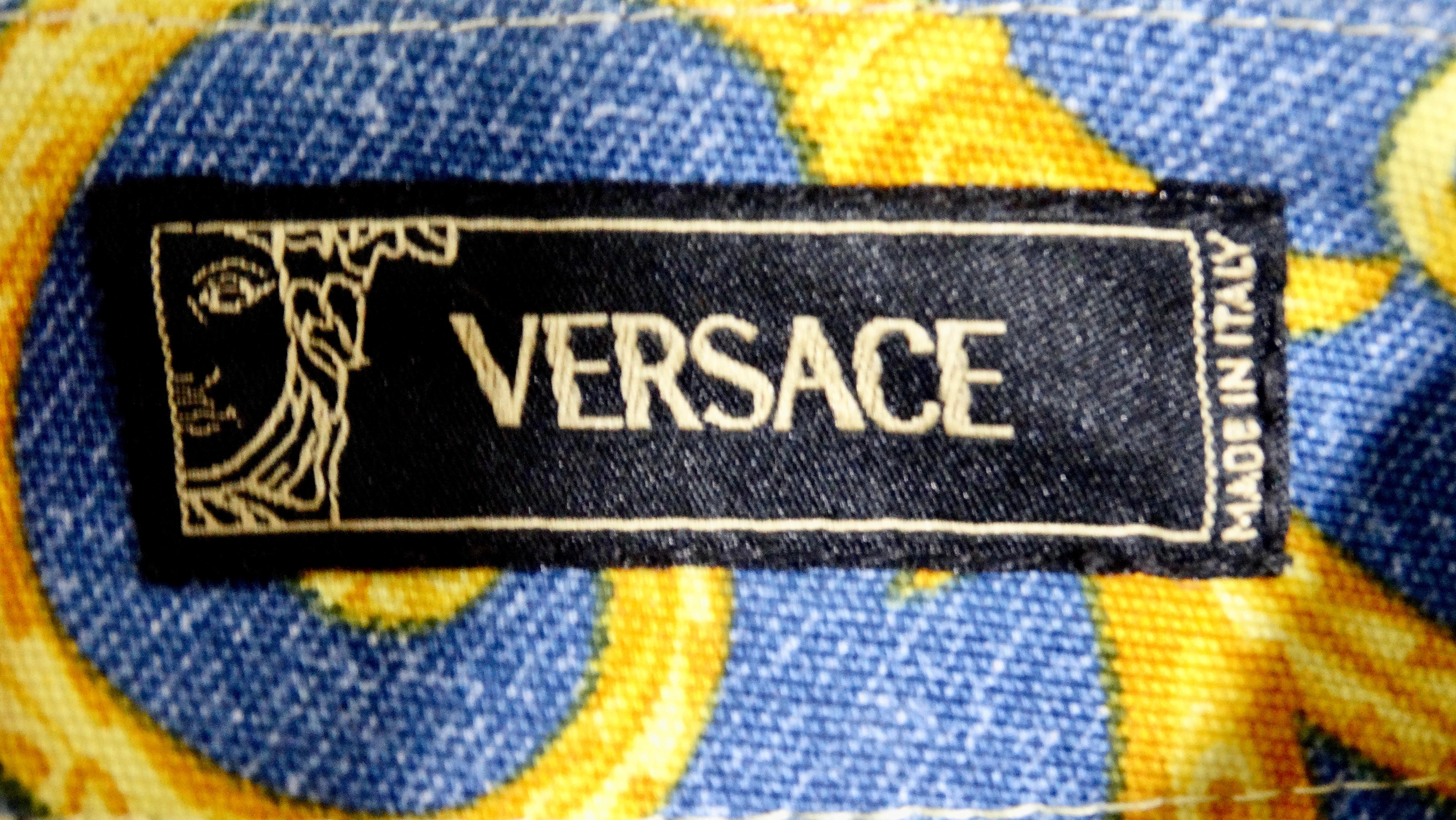 Gianni Versace Patchwork-Hose mit Patchwork-Muster, 1990er Jahre im Angebot 7