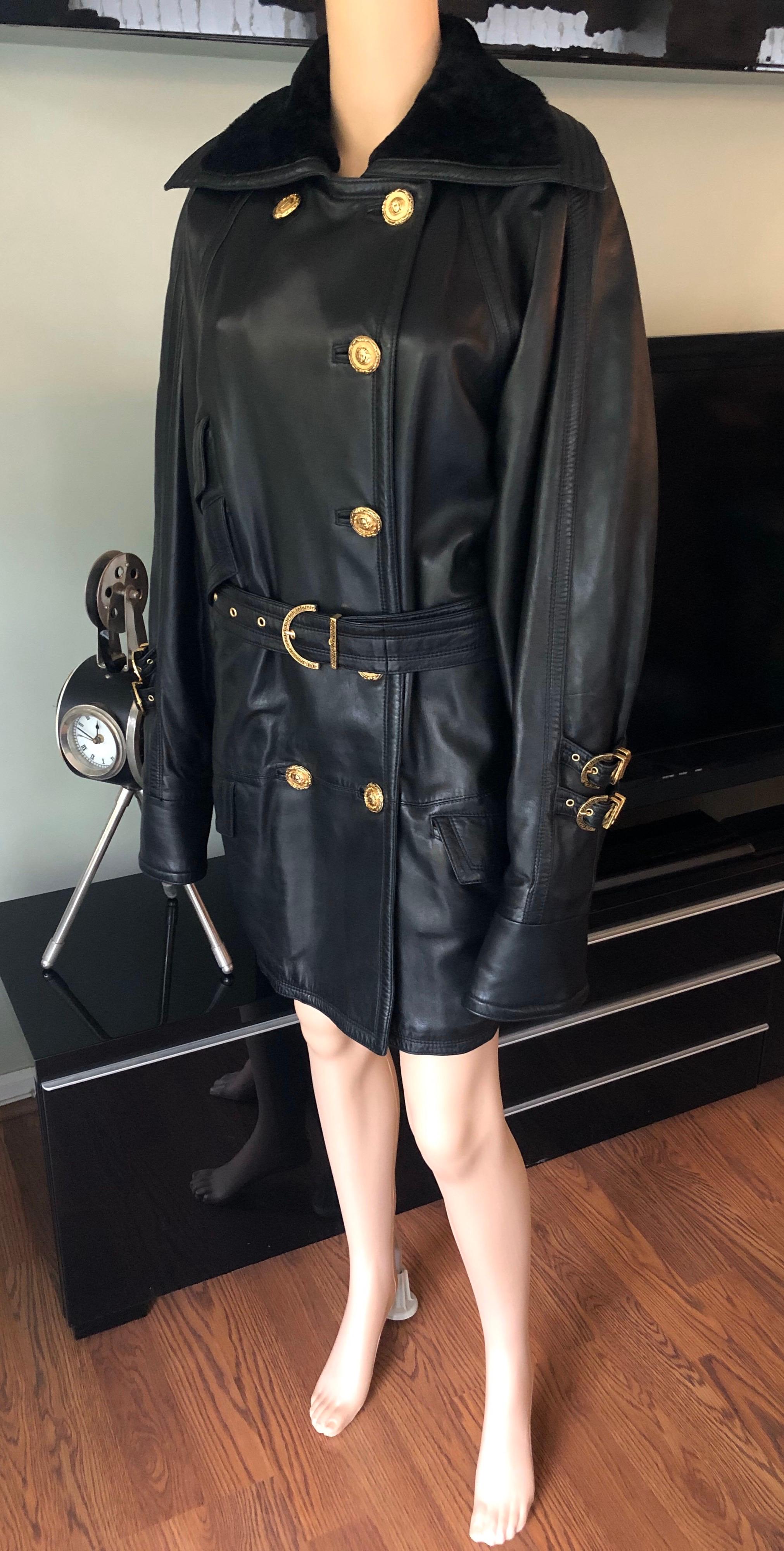knee length black jacket
