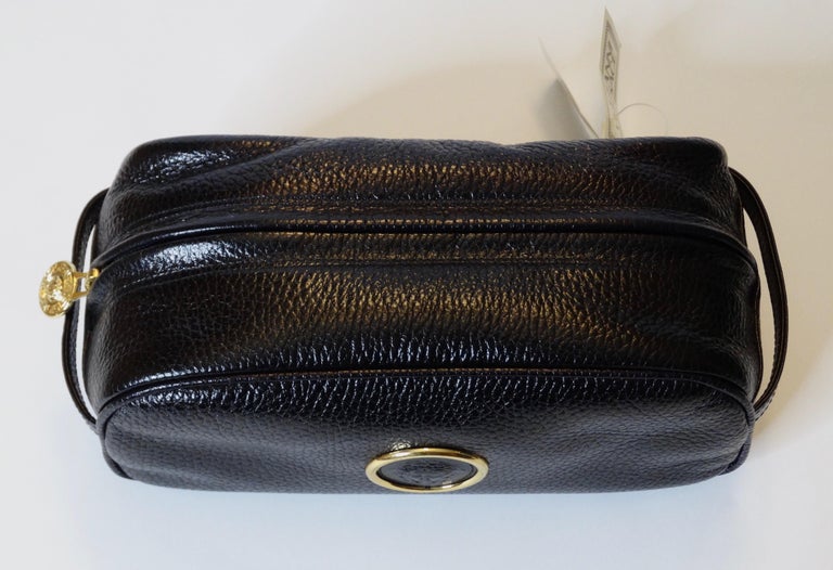 Gianni Versace 1990s Black Leather Cosmetic Bag at 1stDibs | versace ...
