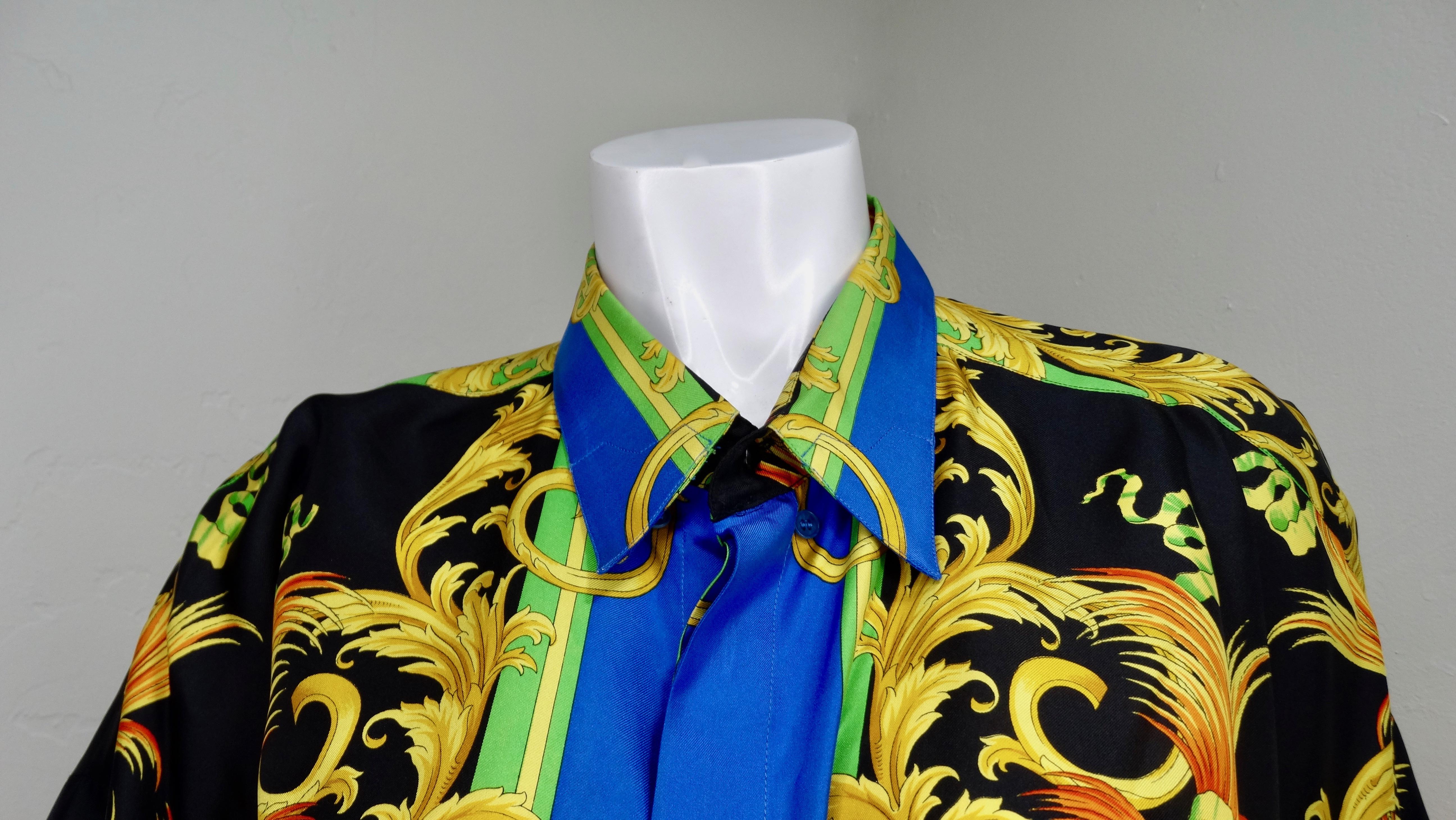 versace sun shirt