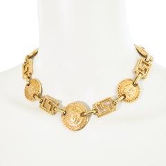 Gianni Versace 1990 Collana Medusa in oro