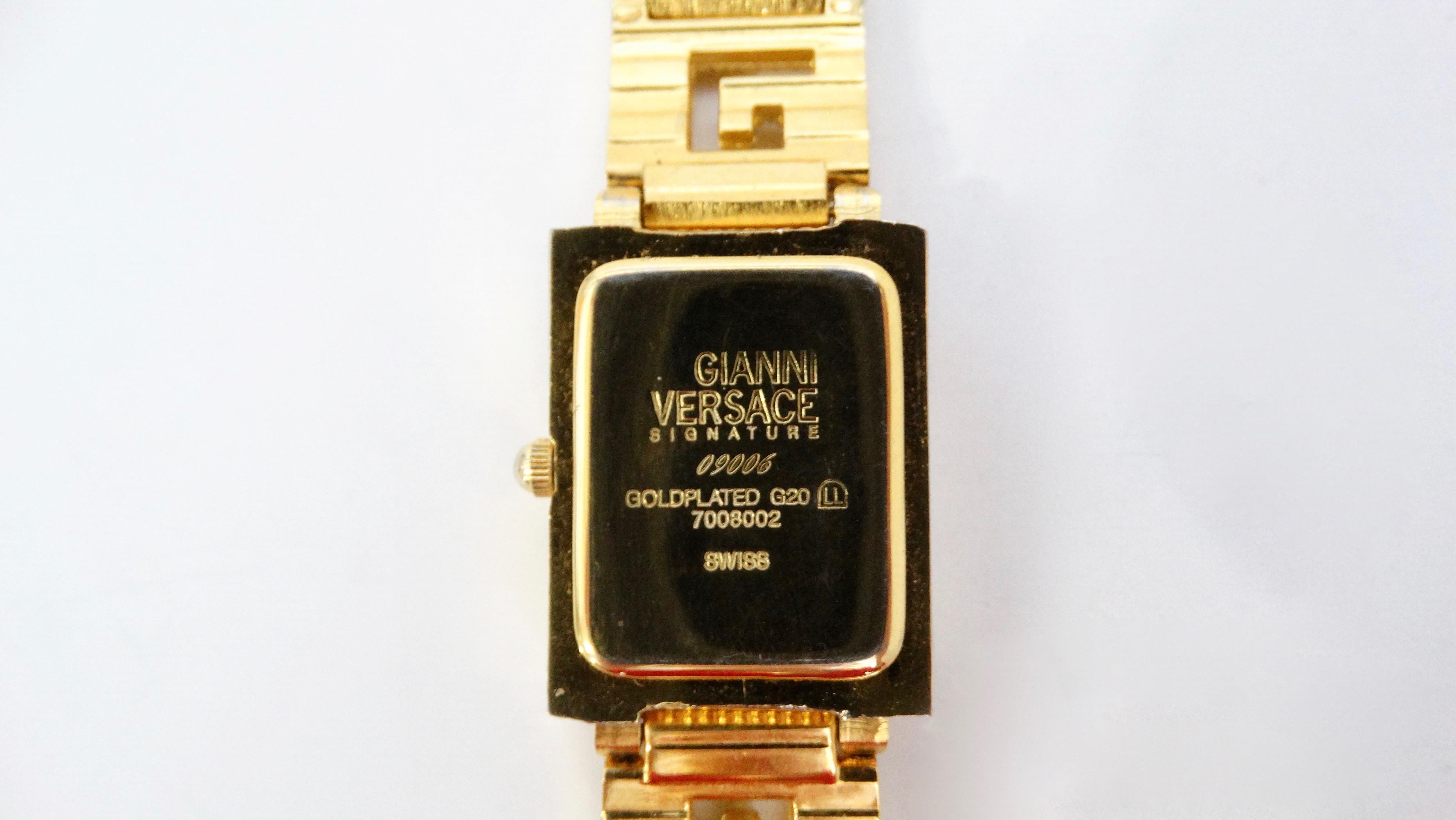 versace vintage watch