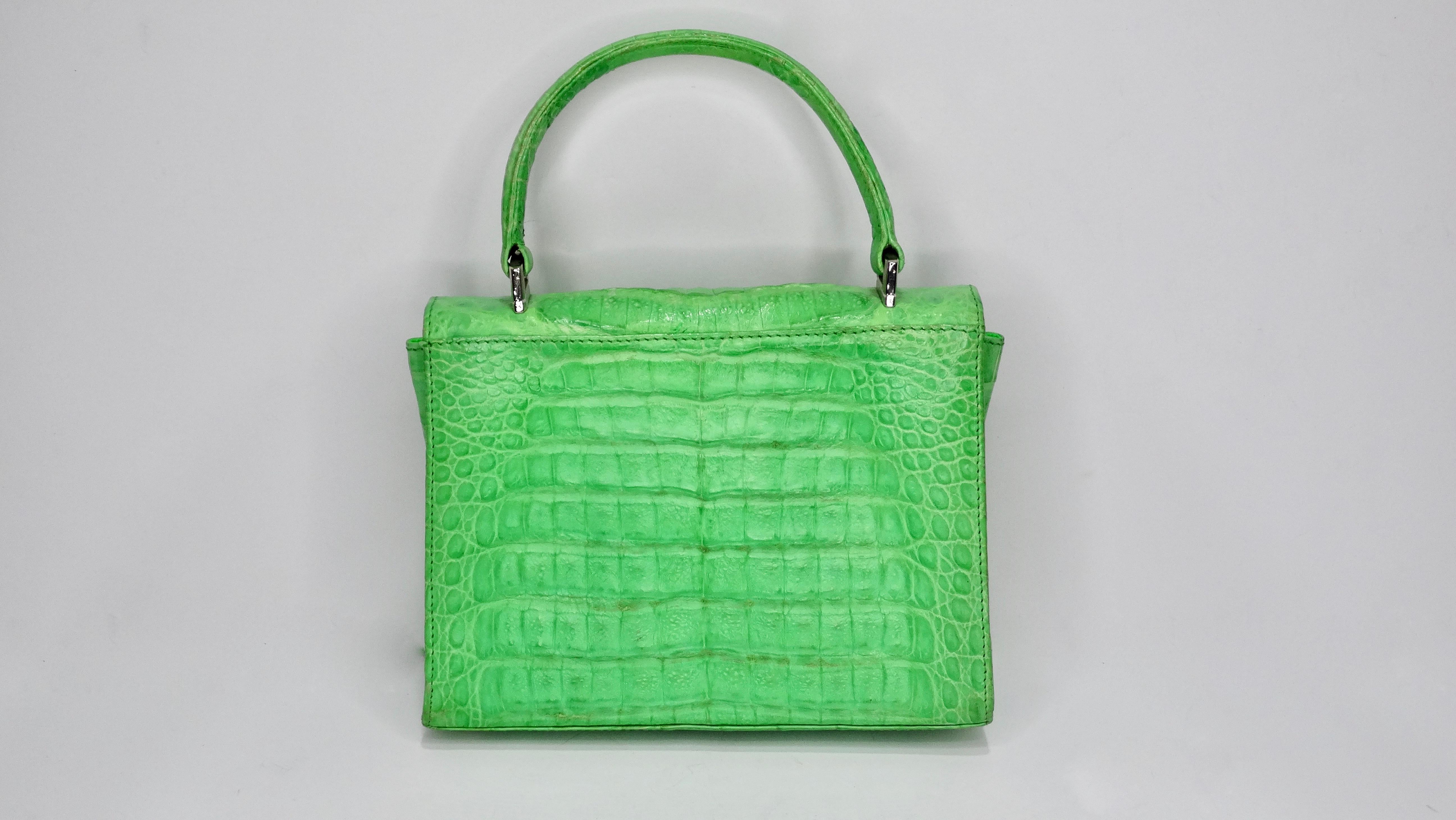 versace green bag