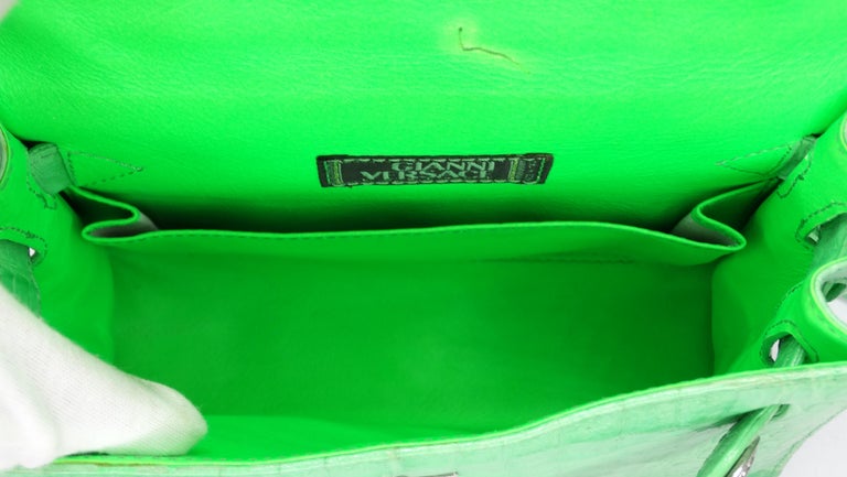 Lime green designer bag hot sale