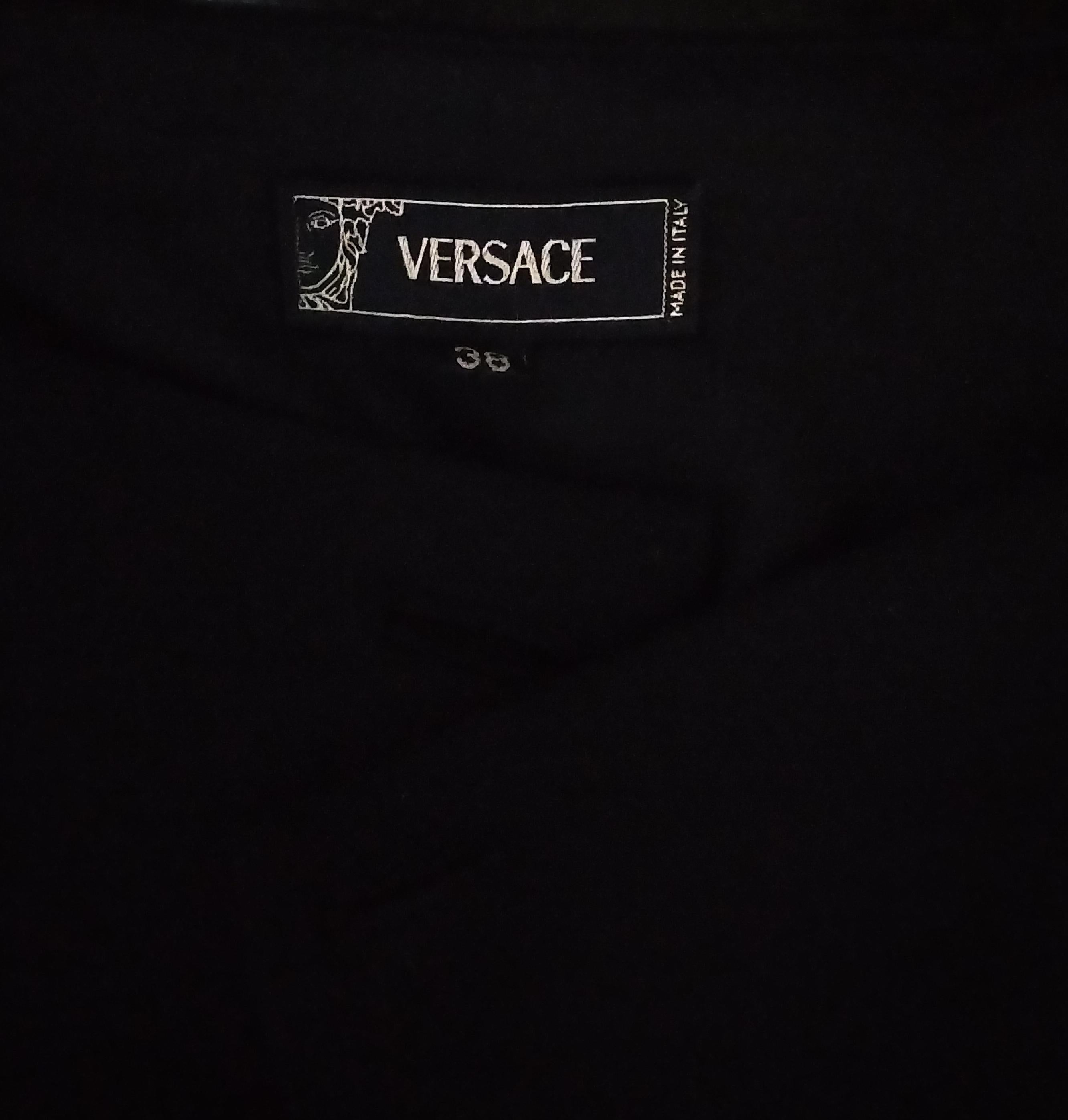 Gianni Versace 1990's Medusa Gold Plated Buttons A-Line Skirt IT 38 US 2 4 For Sale 2