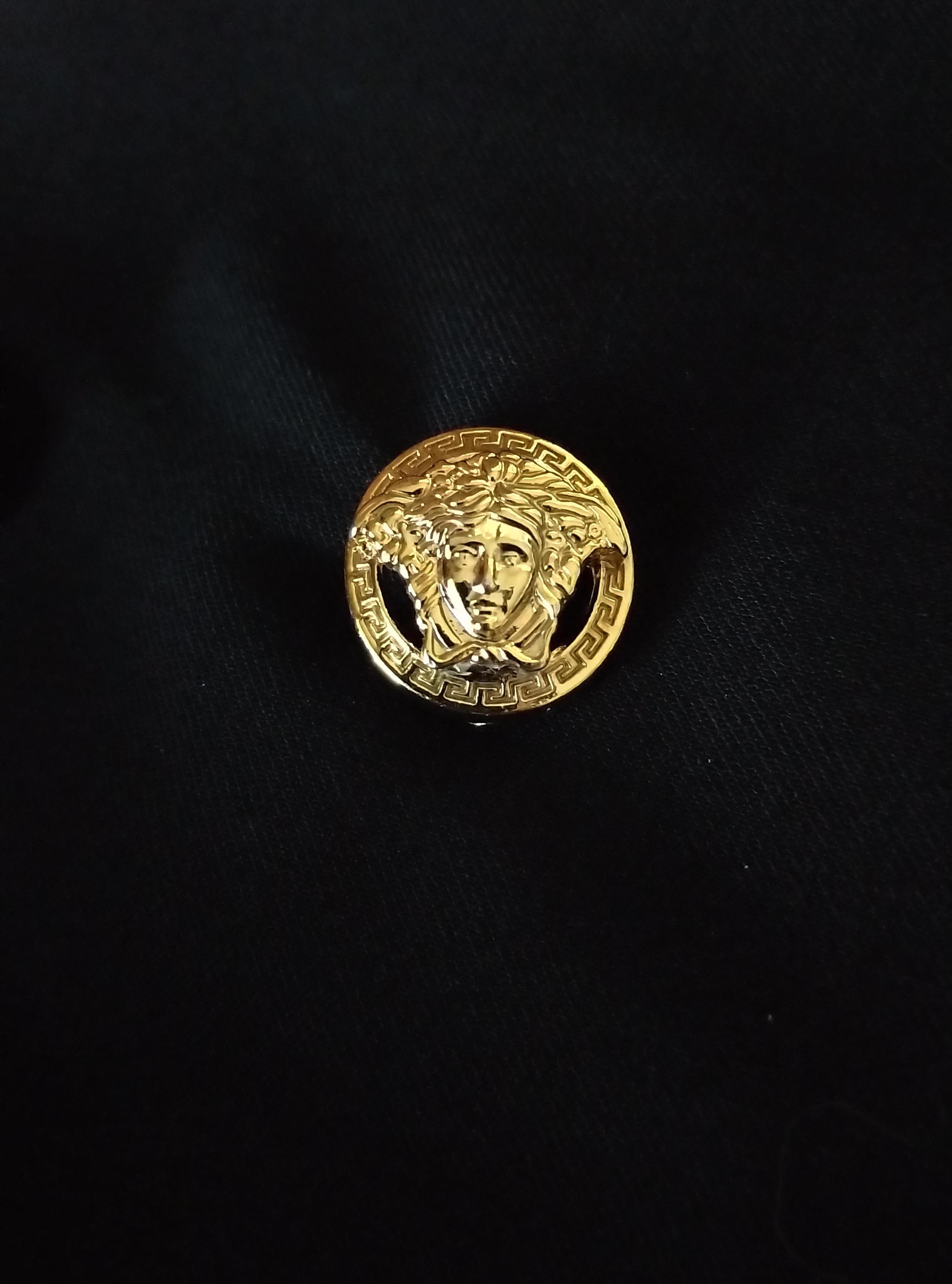 versace buttons