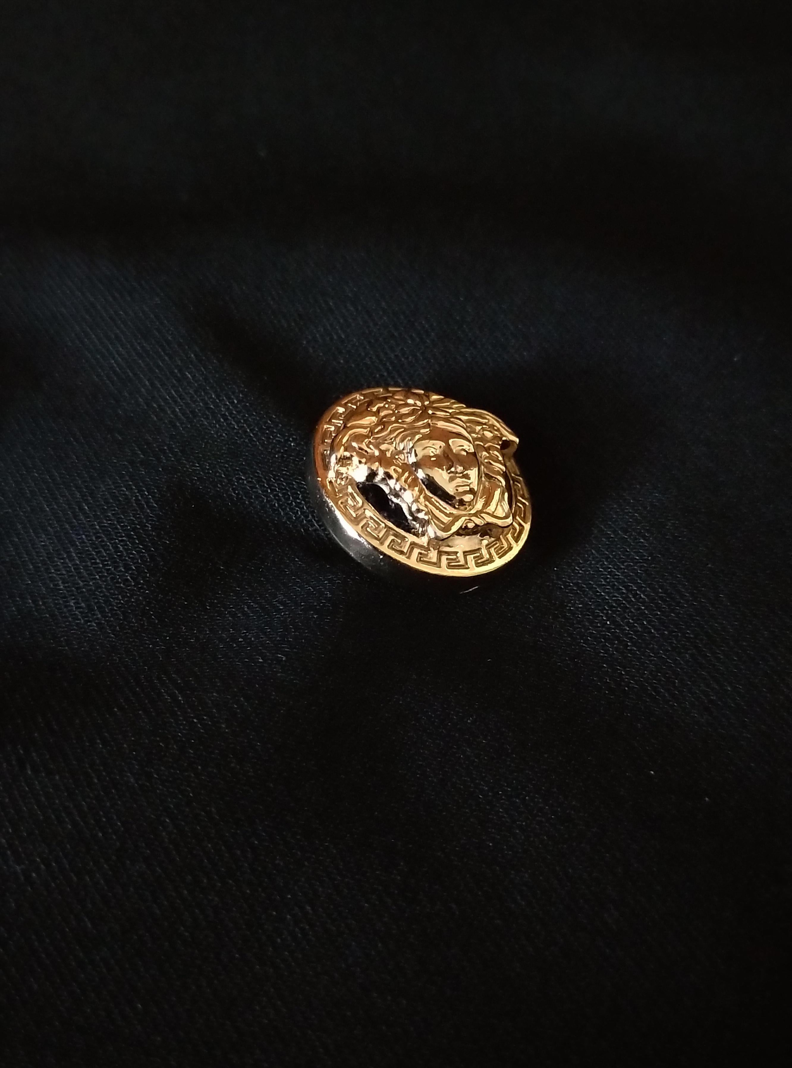 versace gold buttons