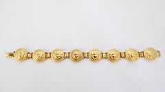 Gianni Versace 1990er Medusa Medusa-Medaillon-Armband