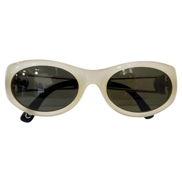 Gianni Versace 1990s Safety Pin Sunglasses For Sale at 1stDibs