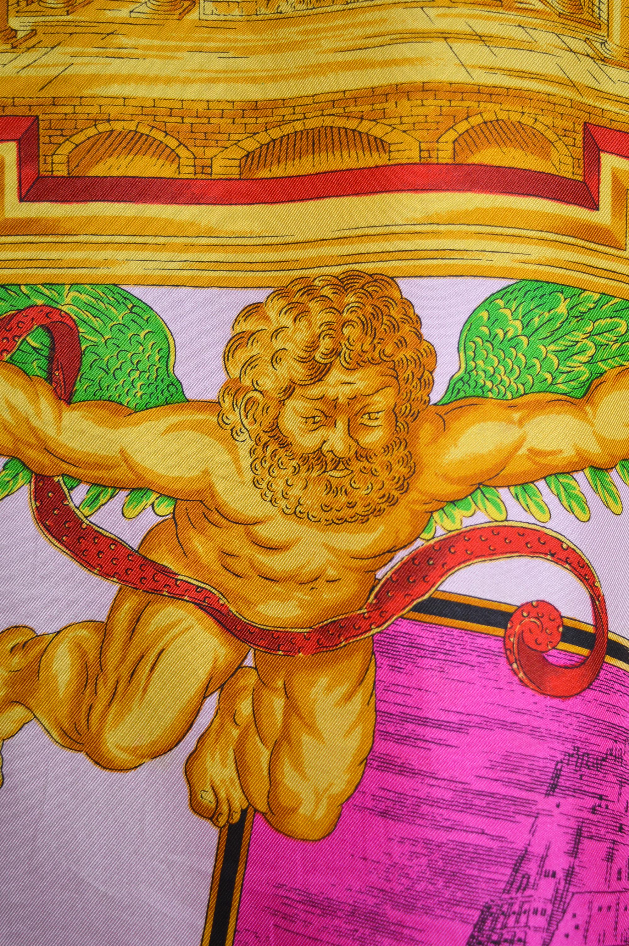 Gianni Versace 1993, Atelier A in pura seta con fantasia colorata, camicia in primavera in vendita 5