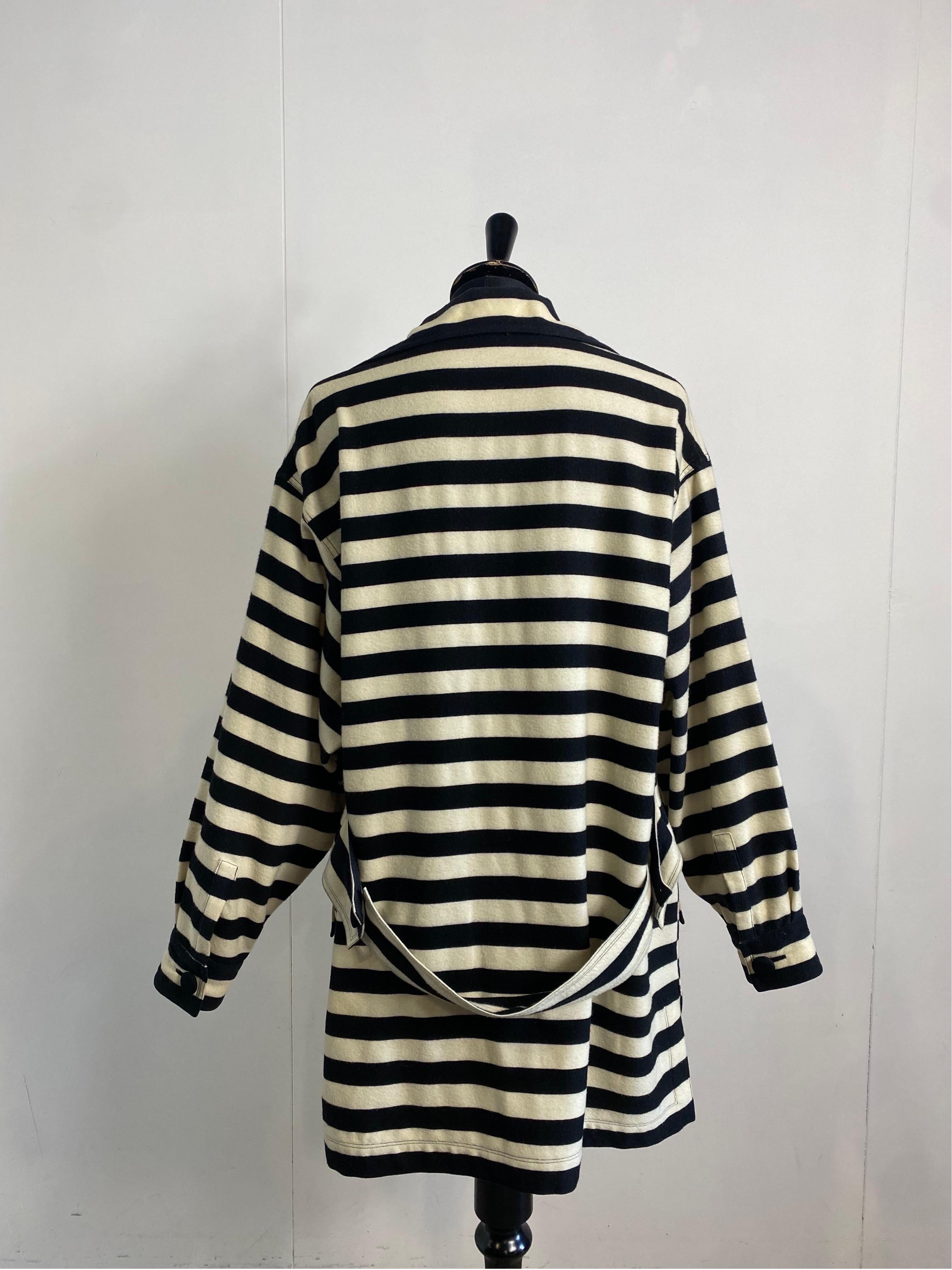 Women's or Men's Gianni Versace 90s vintage striped Jacket For Sale