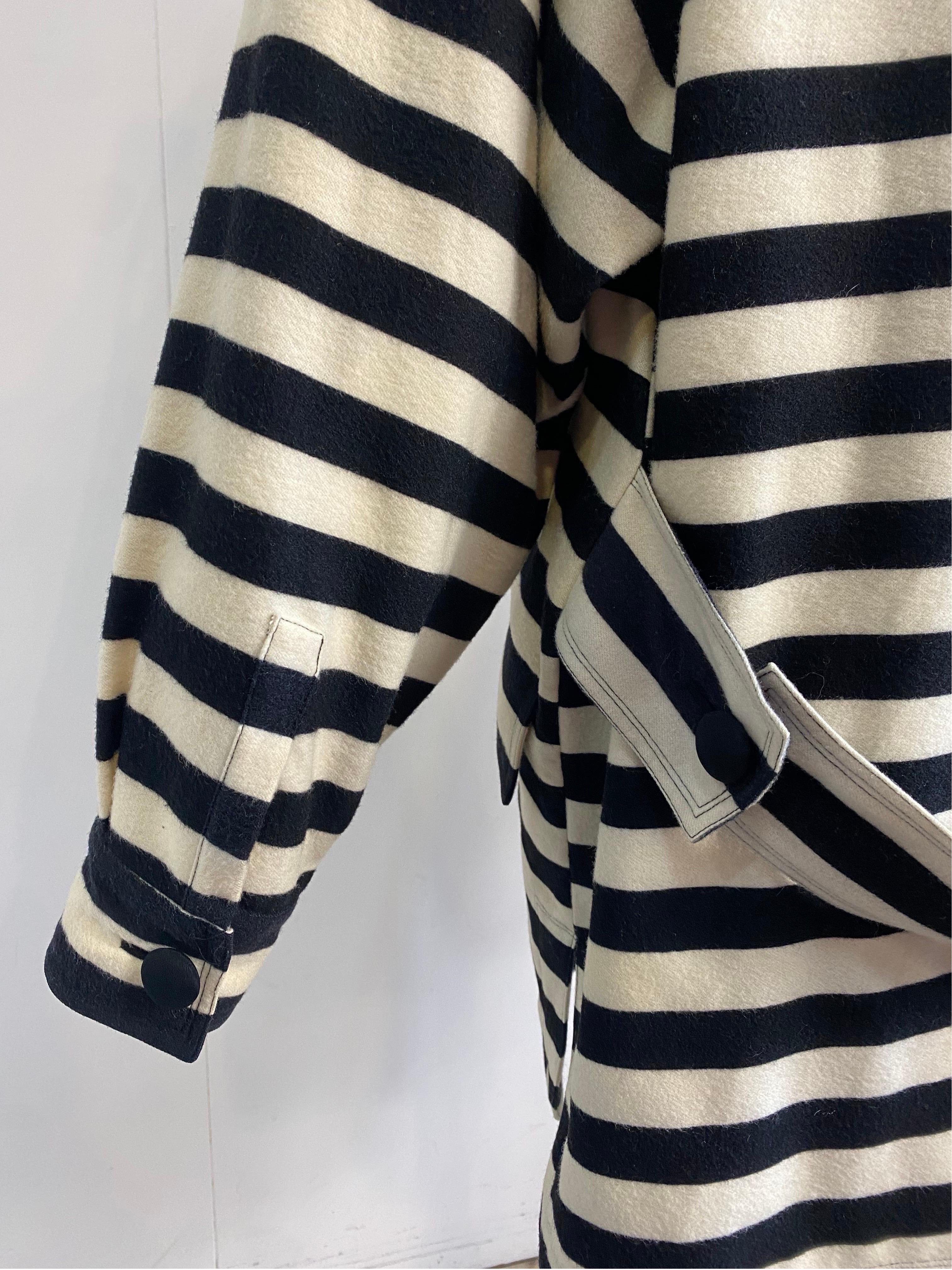 Gianni Versace 90s vintage striped Jacket For Sale 1