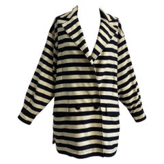 Gianni Versace 90er vintage gestreifte Jacke