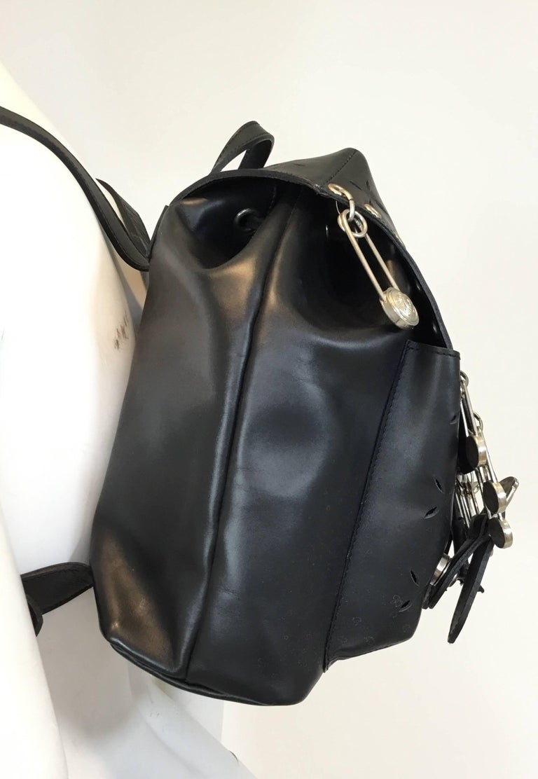Gianni Versace 1994 Medusa Safety Pin Vintage Backpack Bag at 1stDibs ...
