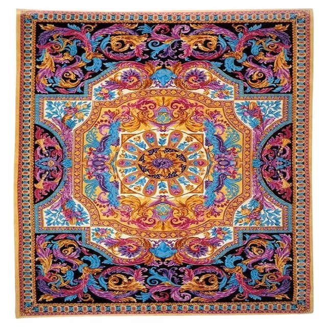 Gianni Versace, Golden Ramage Rug For Sale at 1stDibs