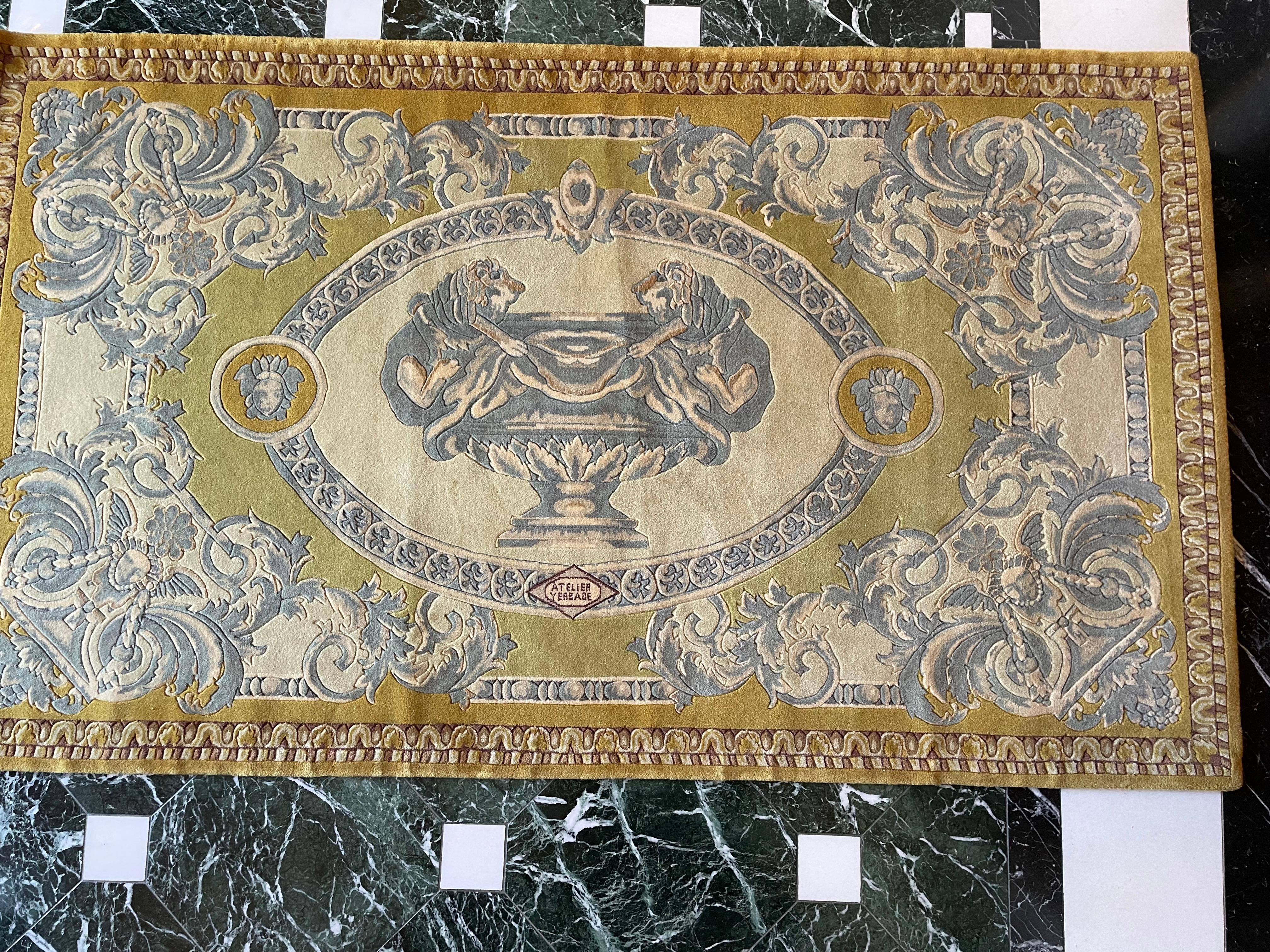 Baroque Gianni Versace Atelier Rug  For Sale