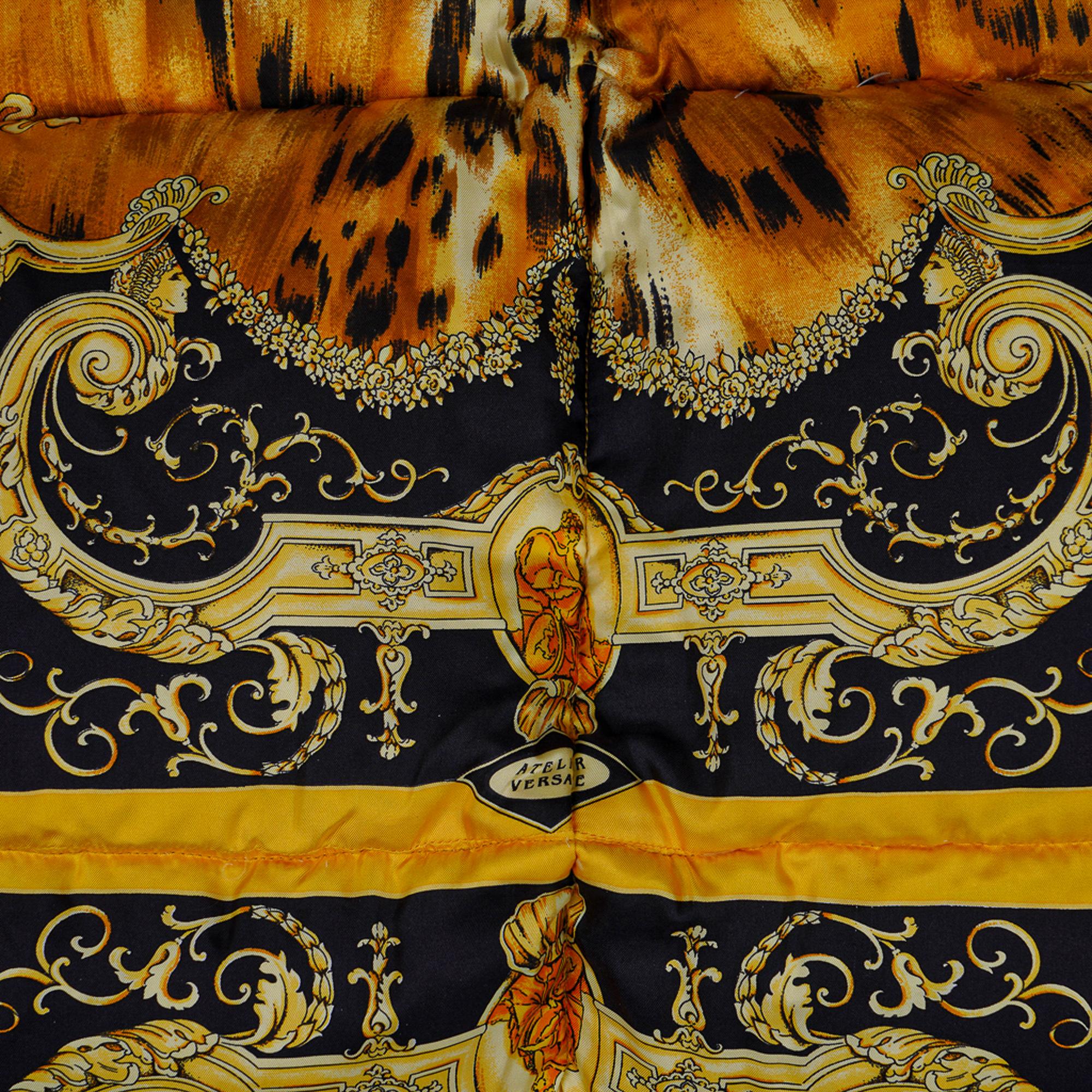 Gianni Versace Atelier Vintage Duvet Goose Down European King Reversible New 5