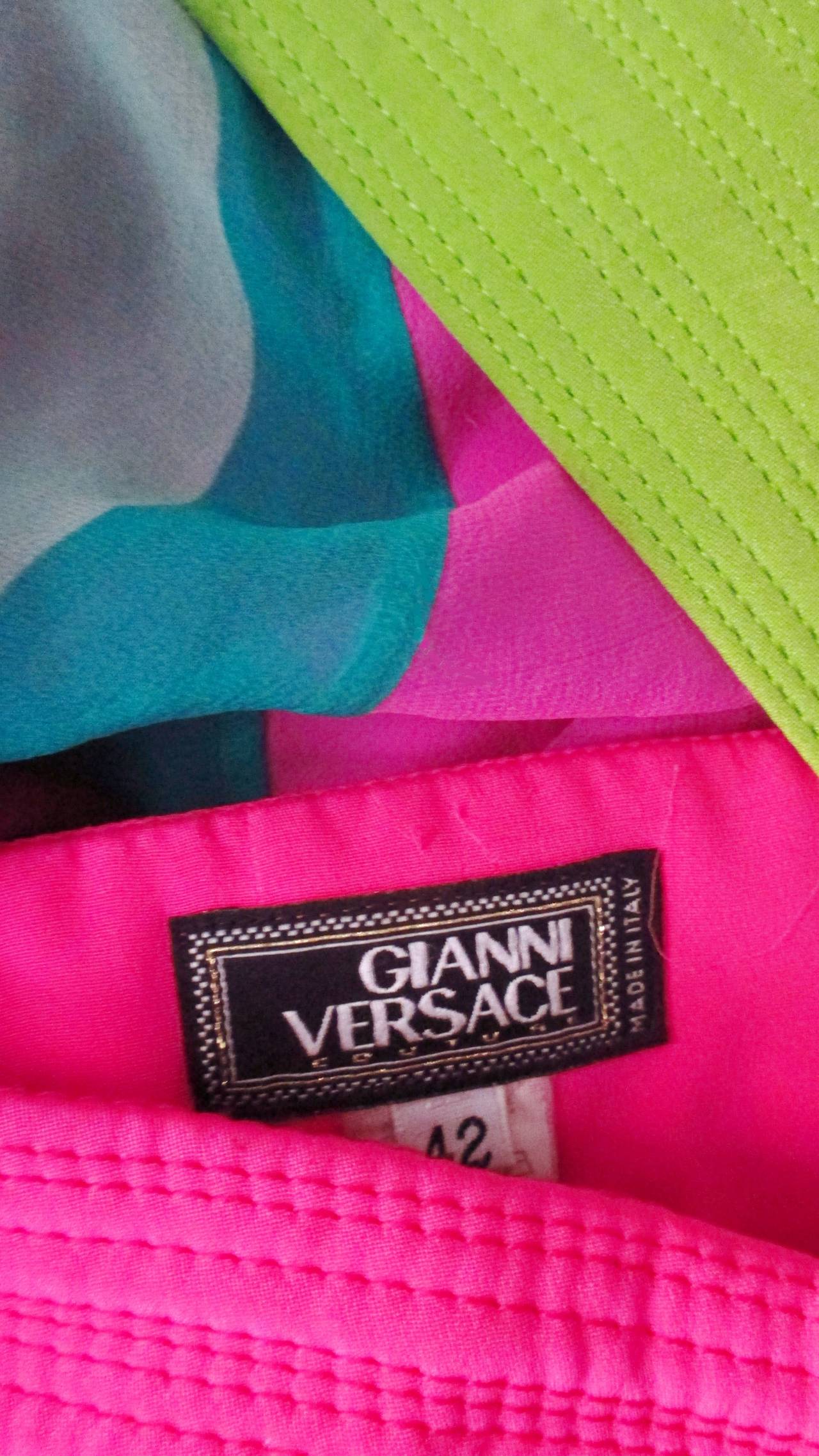 Gianni Versace Babydoll Silk Dress 3