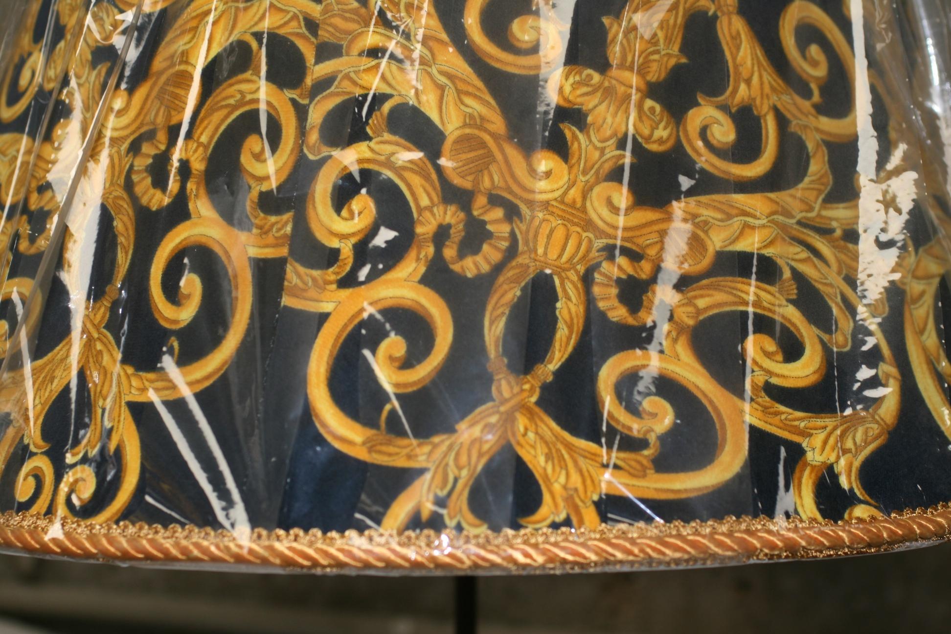Late 20th Century Gianni Versace Barocco Lampshade For Sale