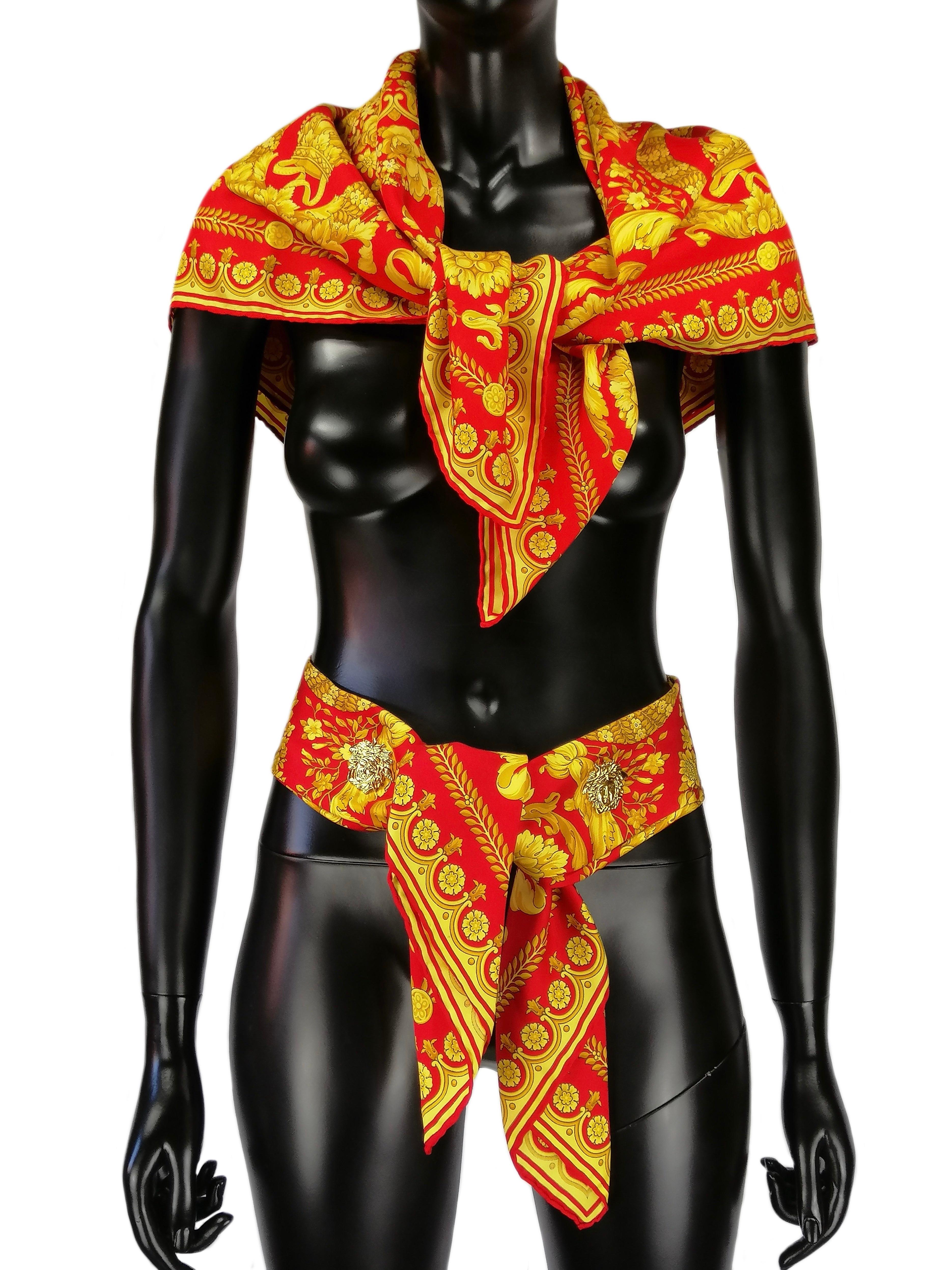 GIANNI VERSACE - ATELIER VERSACE
Suit  red and yellow 