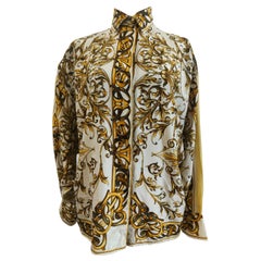 Gianni Versace baroque silk shirt