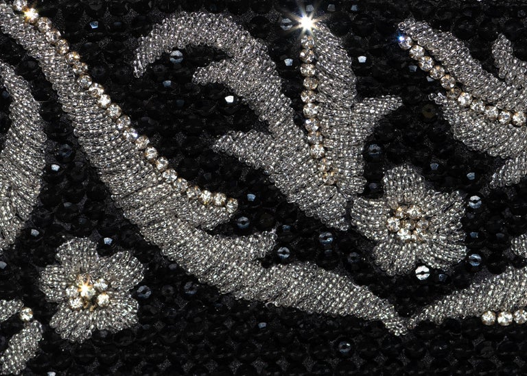 Gianni Versace beaded halterneck corset bra with crystal embellishment ...