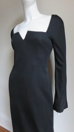 Gianni Versace Couture 1990s Bell Sleeve Dress